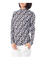 フラワープリントハイネックカットソー/イエロー(301)