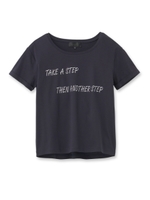 メッセージプリントTシャツ/ホワイト(001)