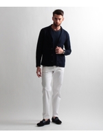 リネン ショールカラーカーディガン/ピンク(072)