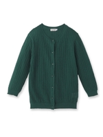リネンニットカーディガン/グリーン(022)