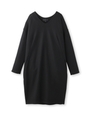 ルミナリーウールスムースワンピース/ブラック(019)
