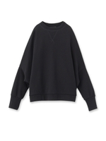 avie トラペーズドルマンスリーブスウェット/ブラック(019)