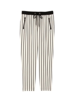 ストライプテーパードパンツ/ホワイト(301)