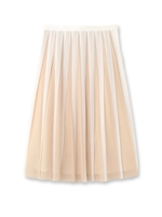 ツートンシフォンスカート/ライトベージュ(151)