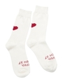 HEART SOCKS/ホワイト