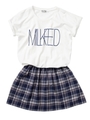 S/S TEE COMBI DRESS SESSION/NAVY
