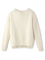 [L]オーロラスパンコールニット/オフホワイト(003)