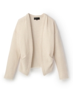 ラメ混ニットカーディガン/ナチュラル(550)