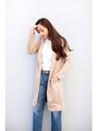 【AZUL by moussy】30/-TCダンボールチェスターコート/BEG