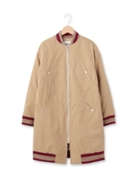 ロングMA-1風コート/カーキ(027)