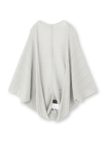 〔洗える〕ボレロ風ラメカーディガン/シルバー(106)