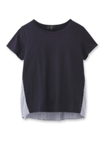 プライマリー天竺切り替えプルオーバー/ホワイト(001)