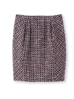 キャンディーツイードスカート/ネイビー(493)