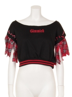 AU gimmickcat TOPS/ピンク