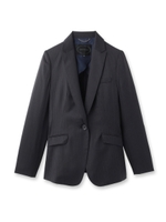 [L]セーブルストライプジャケット/ネイビー(393)