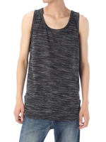 《6/15(木)まで父の日限定価格》【AZUL by moussy】COMFORTワッフルロングタンクトップ/D/T.GRY