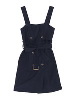 【sw】トレンチ風ジャンスカ/ネイビー