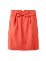 重ねリボンスカート/ダークオレンジ(068)