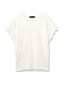 [L]サイドタックカットソー/オフホワイト(003)