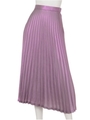メタリックプリーツスカート/PINK