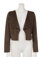 スェードタッチヘムジャケット/GRY