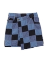 PATCHWORK SKIRT/ブルー