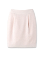 タック入りツイードスカート/ピンク(072)