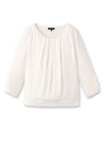 レースシフォンブラウス/ホワイト(601)