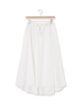 コットンフレアマキシスカート/ホワイト(001)