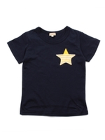 ワッペン付きクルーネックTシャツ/レッド(162)