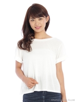 後ろしばりTシャツ/ブラック