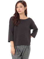 【AZUL ENCANTO】シルク入コクーン風プルオーバー/C.GRY