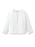 ネオプレーンノーカラージャケット/ブラック(019)