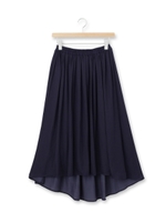 【WEBサイズ限定】ナイルサテンスカート/カーキ(027)