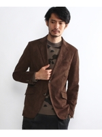 [TALL&LARGEサイズ]ウルトラスエードジャケット/ダークブラウン(043)