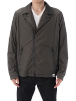 【AZUL by moussy】ナイロン×天竺Wライダース/KHA