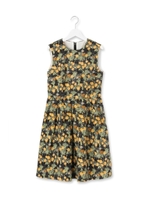 【reyn spooner】ウエスト切り替えワンピース/ブラック(119)