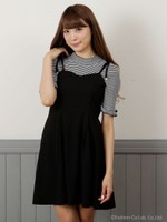 シェリルリボンキャミワンピース/クロ