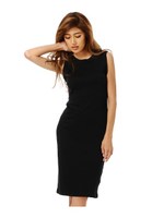 シンプルハーフ丈ワンピース/KHAKI