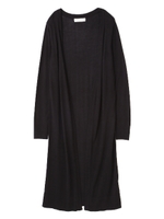 着流しロングカーディガン/ブラック(010)