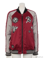 BADDIESリバーシブルスカジャン/ブルー