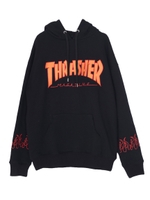 THRASHERファイヤーHOODIE/オフホワイト