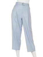 Dカンサッシュ付ワイドパンツ/ブラック