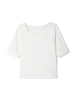 SCALLOP RIB CS/ホワイト(030)