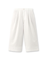 aquafits タックガウチョパンツ/ホワイト(001)