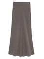 ウールカシミアニットロングスカート/GRY
