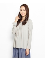 タック入りデザインプルオーバー/ブラック(019)