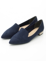 ビジューヒールオペラフラッツ/NAVY
