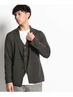 ミラノリブ編みニットジャケット/ベージュ(052)