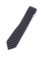 レジメ柄ネクタイ/ブルー系(394)